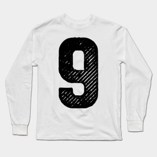 Rough Number 9 Long Sleeve T-Shirt